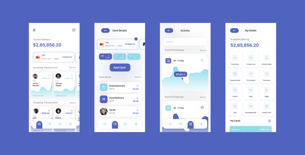 Mobile Finance Free Figma Template