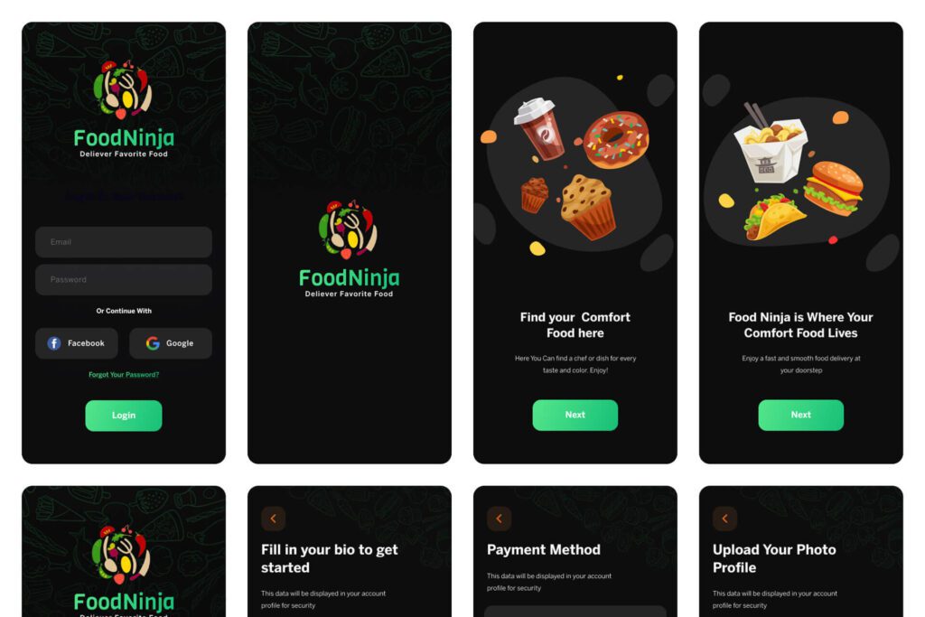 Food Delivery Free Figma Template