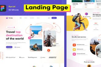 Travel Website Free Figma Template